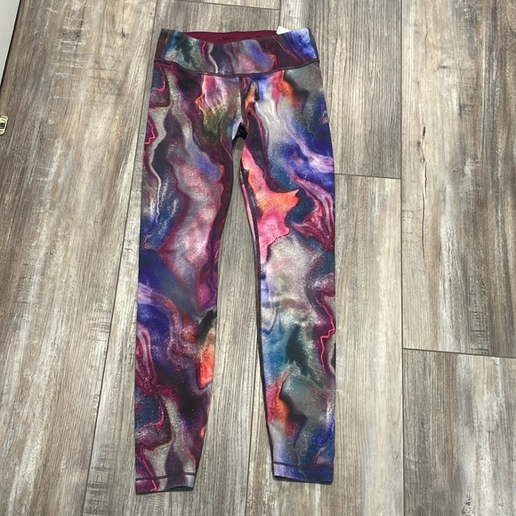 Athleta Girl Printed Chit Chat Tight size 12 - Picture 2 of 9